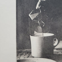 Load image into Gallery viewer, Coffee Moka Pot Etching Print - Hand-Pulled Intaglio Etching Print from Copperplate – Signed, Numbered