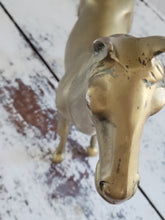 Load image into Gallery viewer, SOLD- Large Vintage Brass Equestrian Horse Statue