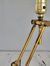 Load image into Gallery viewer, SOLD - Vintage Brass & Marble Adjustable Lamp